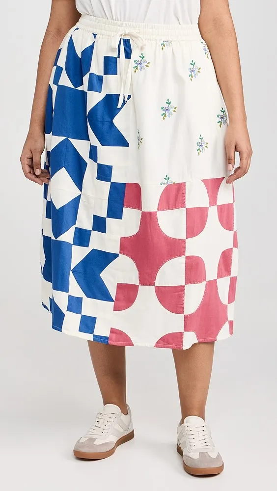 Sea   Tanya Patchwork Skirt 