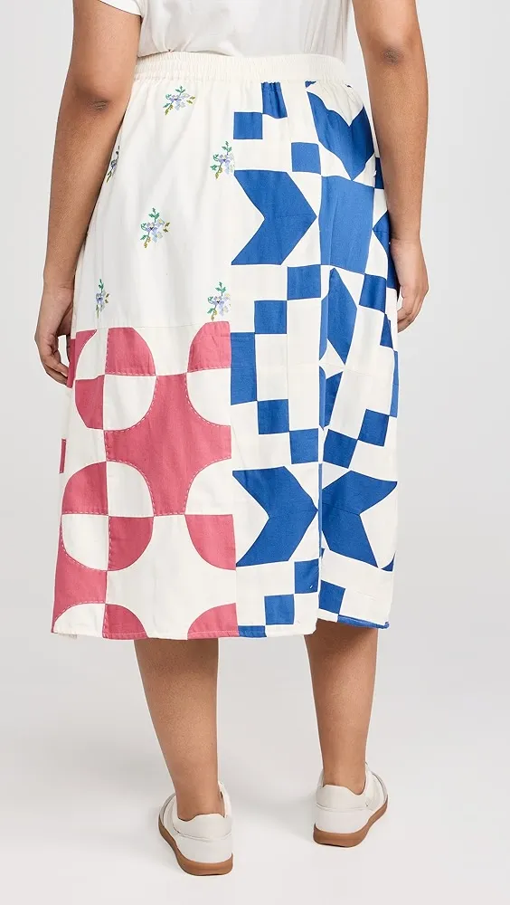 Sea   Tanya Patchwork Skirt 