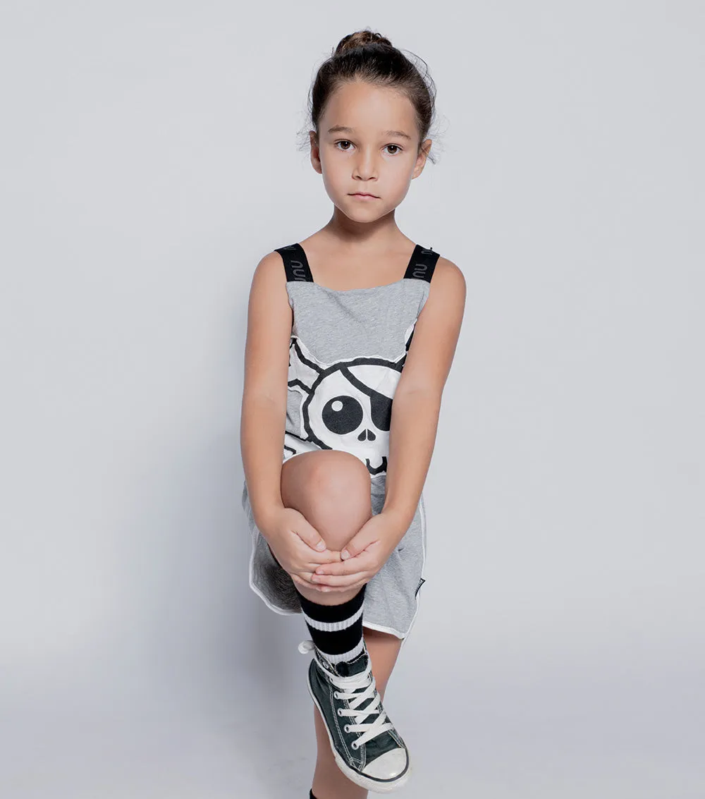 skull patch tank overall