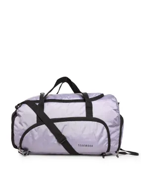 Teakwood Polyester Duffel Bag - Grey