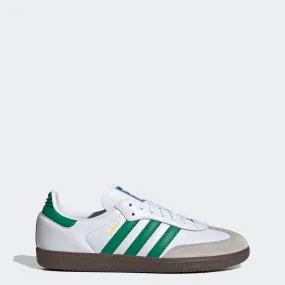 Unisex adidas Originals Samba OG Shoes Cloud White Green