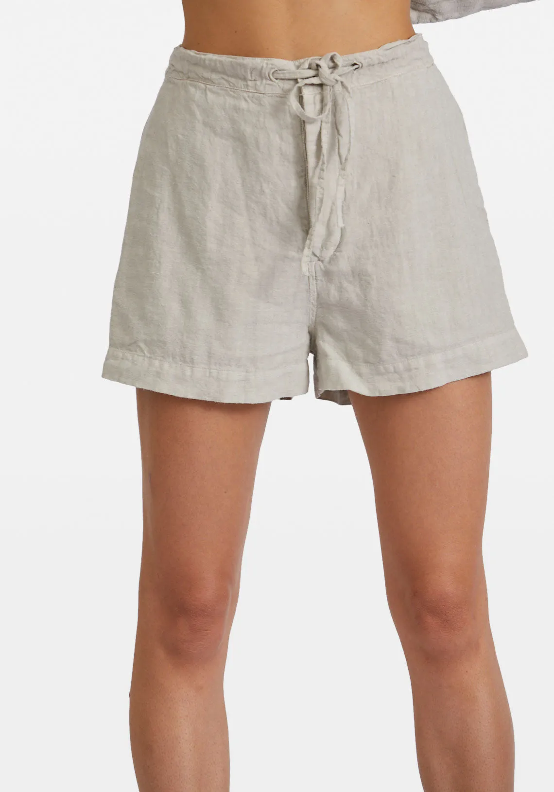 Washed Linen Mini Short