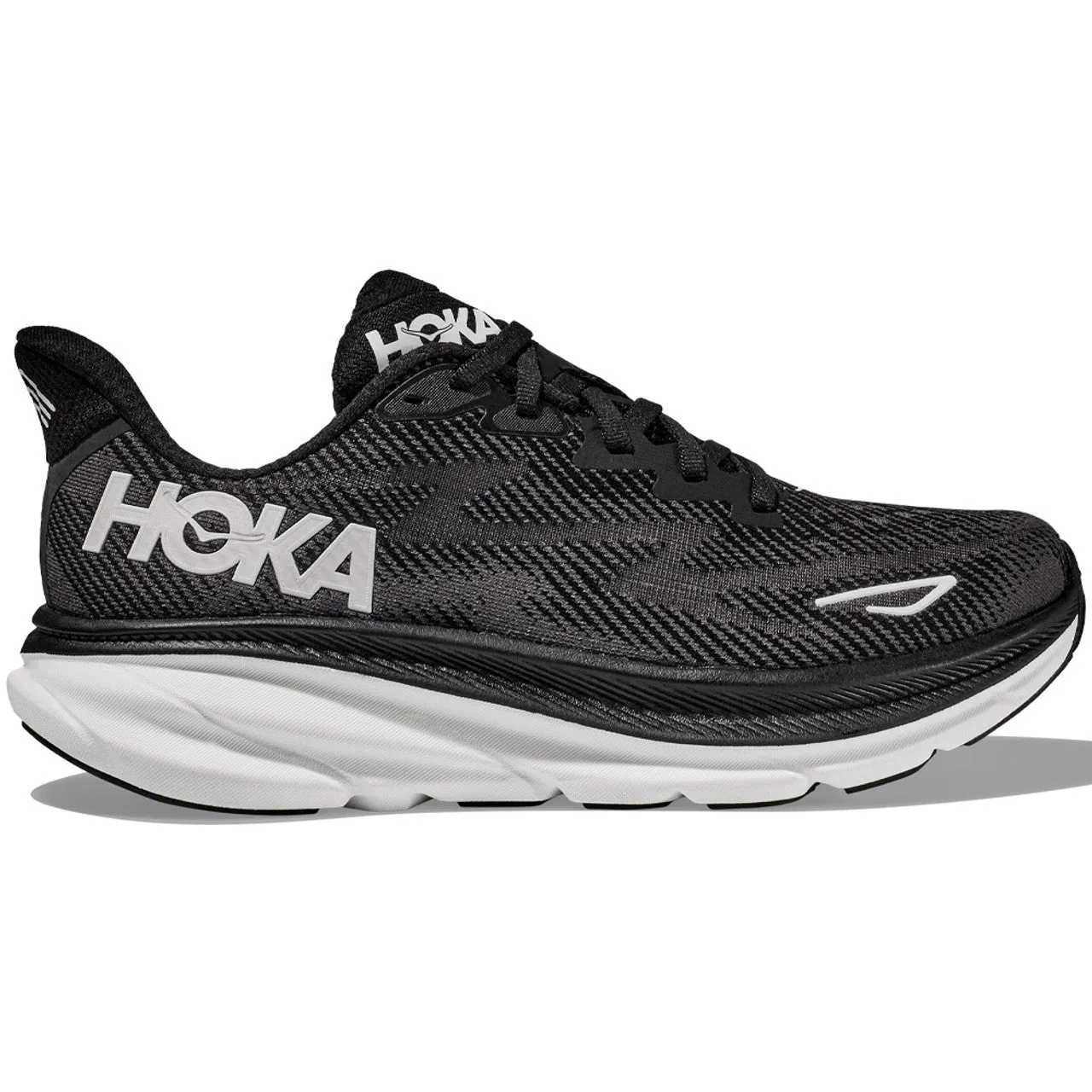 Women's HOKA Clifton 9 - Black/White