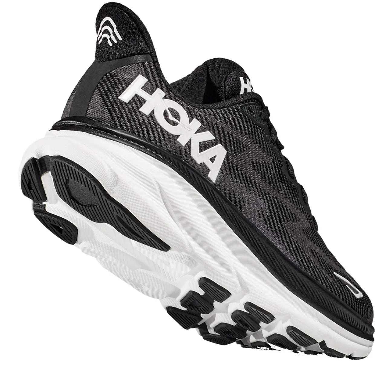 Women's HOKA Clifton 9 - Black/White