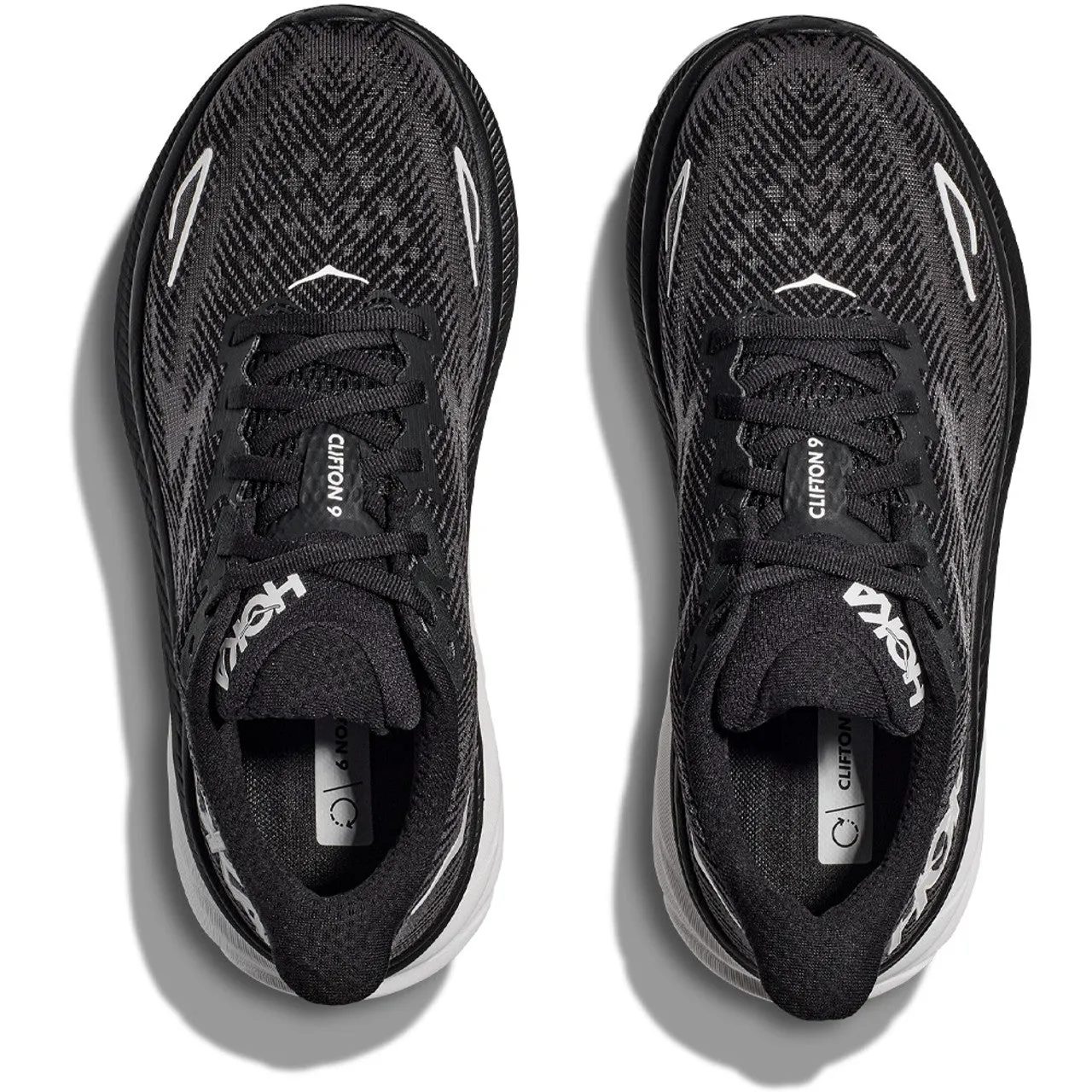 Women's HOKA Clifton 9 - Black/White