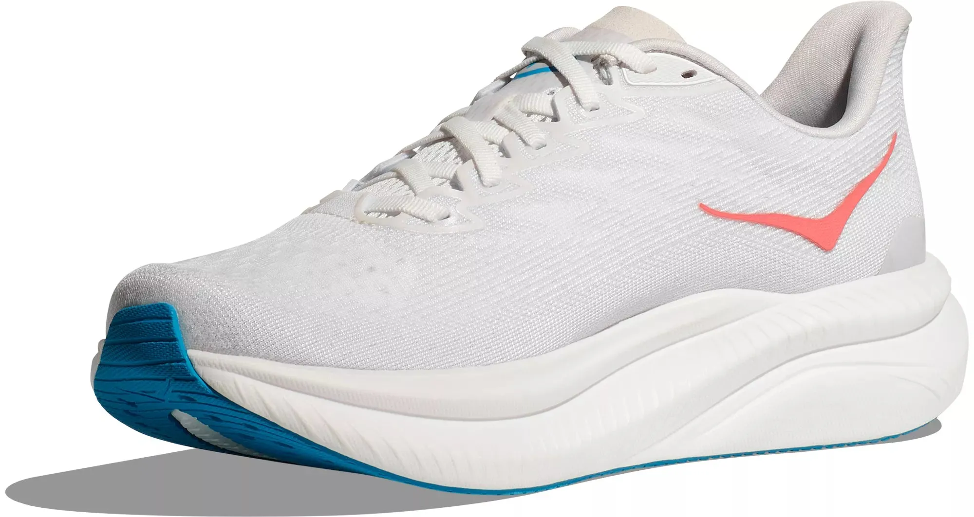 WOMEN'S HOKA MACH 6 | WHITE / NIMBUS CLOUD