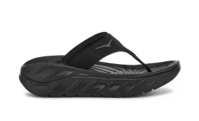 WOMEN'S HOKA ORA RECOVERY FLIP | BLACK / DARK GULL GRAY