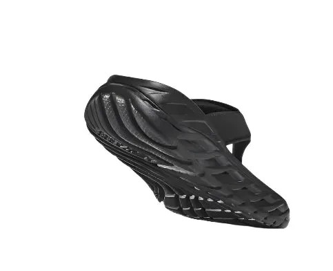 WOMEN'S HOKA ORA RECOVERY FLIP | BLACK / DARK GULL GRAY