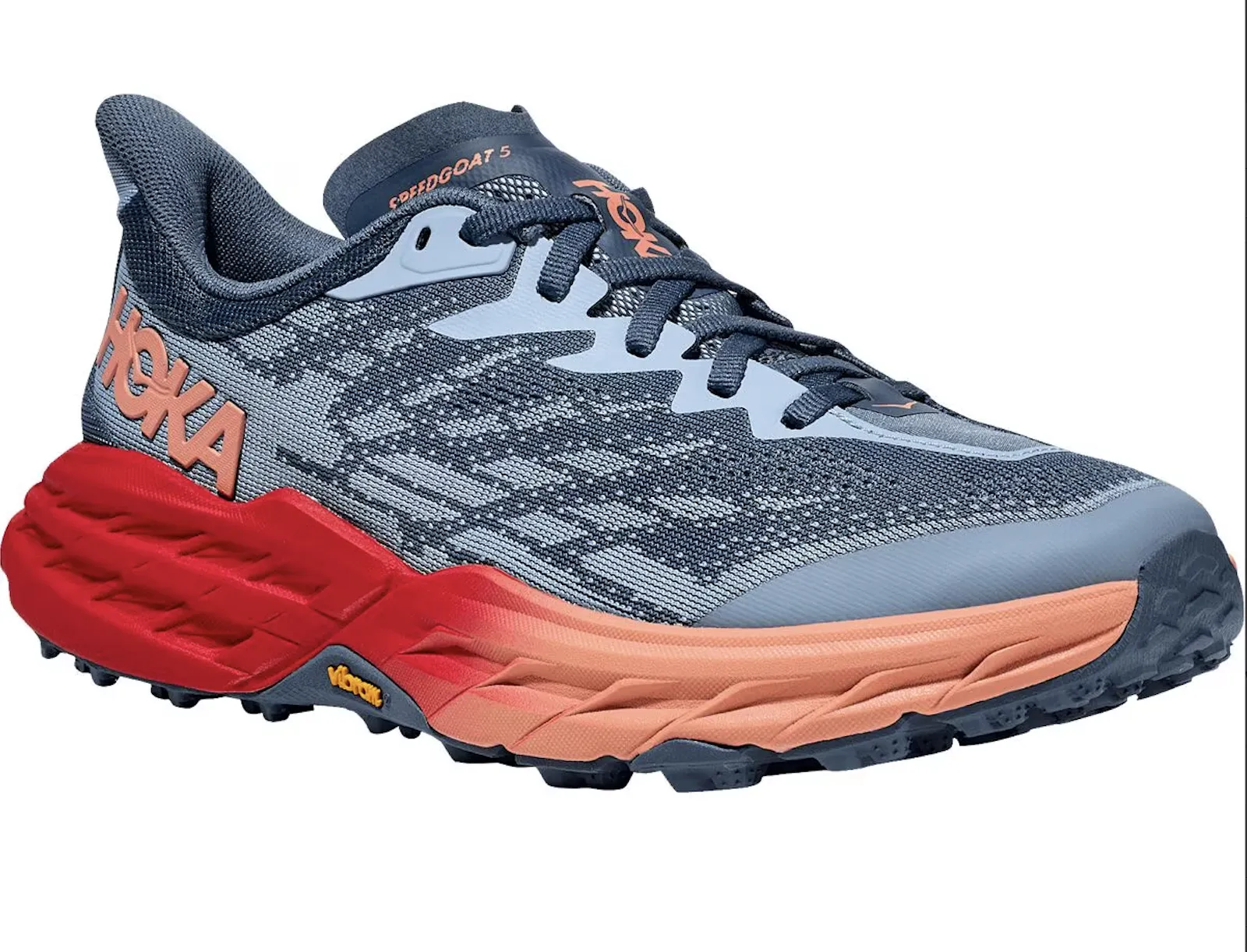 WOMEN'S HOKA SPEEDGOAT 5  | REAL TEAL / PAPAYA